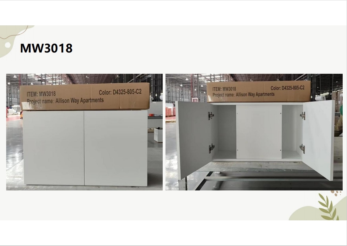Flat frameless cabinet MW3018