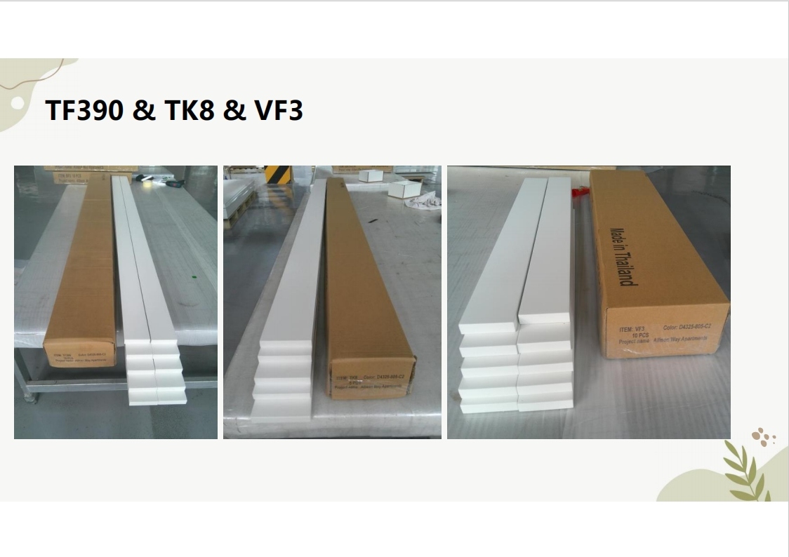 Flat frameless cabinet FILLERS, TOE KICK