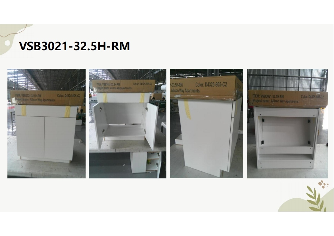 Flat frameless cabinet VSB3021