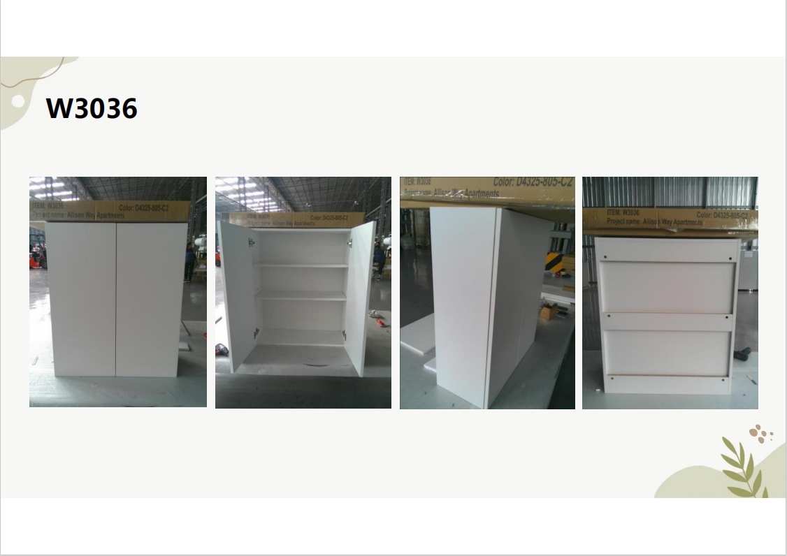 Flat frameless cabinet W3036